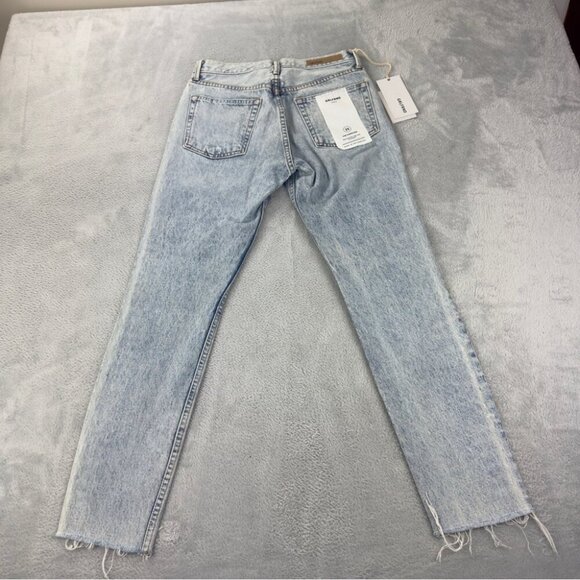 Grlfrnd Karolina Jeans Size 25 Light Blue Distressed - Picture 4 of 16